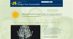 Desktop Screenshot of centerforhungerfreecommunities.org